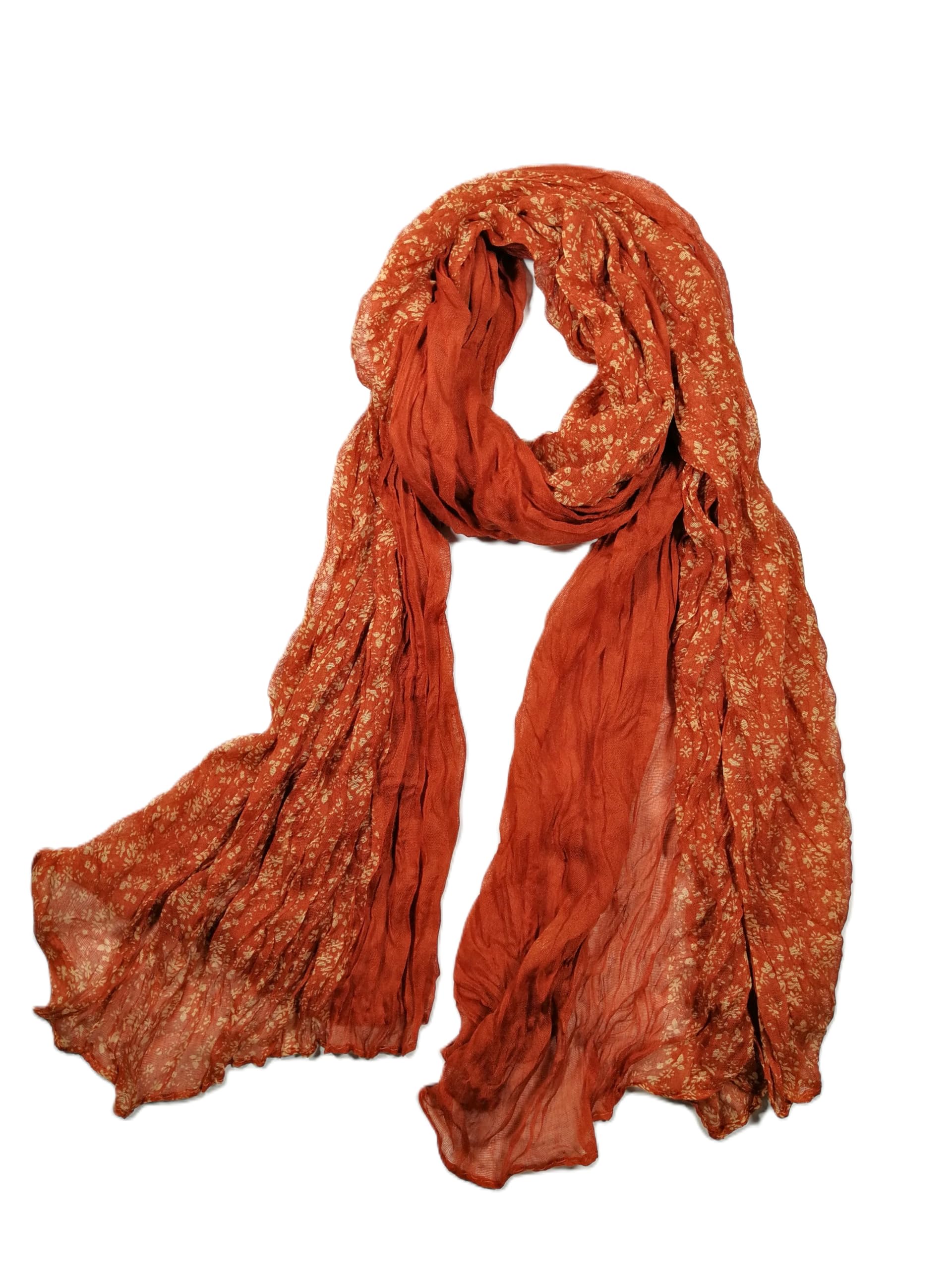 Shanlin Unisex Lightweight Floral & Pattern Scarves for Women – 185 x 90 cm