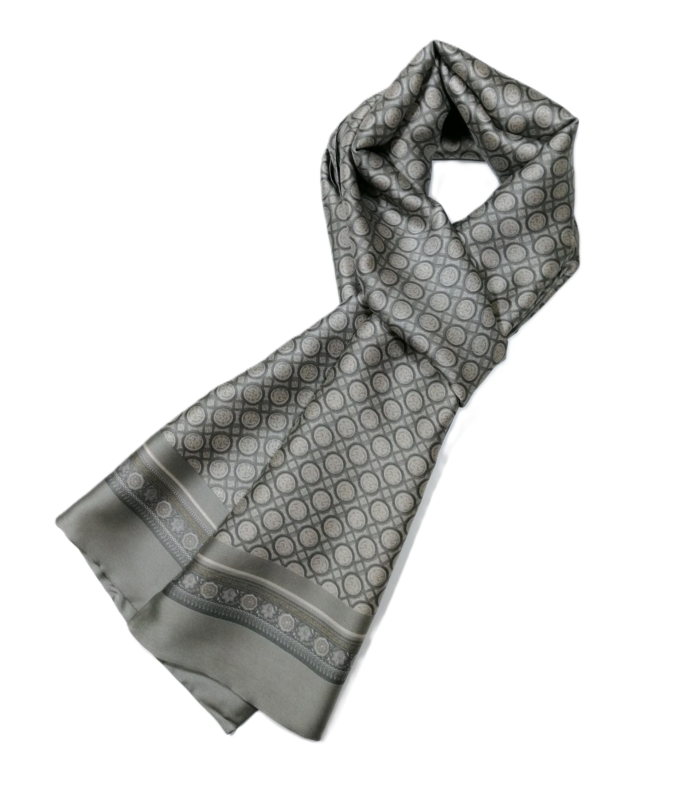Shanlin Silk Feel Double-Layered Scarves for Men in Gift Box