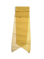 Shanlin Vintage Polka Dot Chiffon Skinny Scarf – Lightweight Retro Long Ribbon for Neck, Hair, Hat