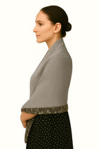 Shanlin Versatile Rainbow Hem Knit Cocoon Cardigan Sweater Shawl