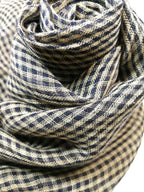 Shanlin Unisex Natural Color 100% Linen Scarves for Men and Women