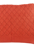 Shanlin Rhombus-Shaped Hollow Pattern Cocoon Cardigan Sweater Shawl
