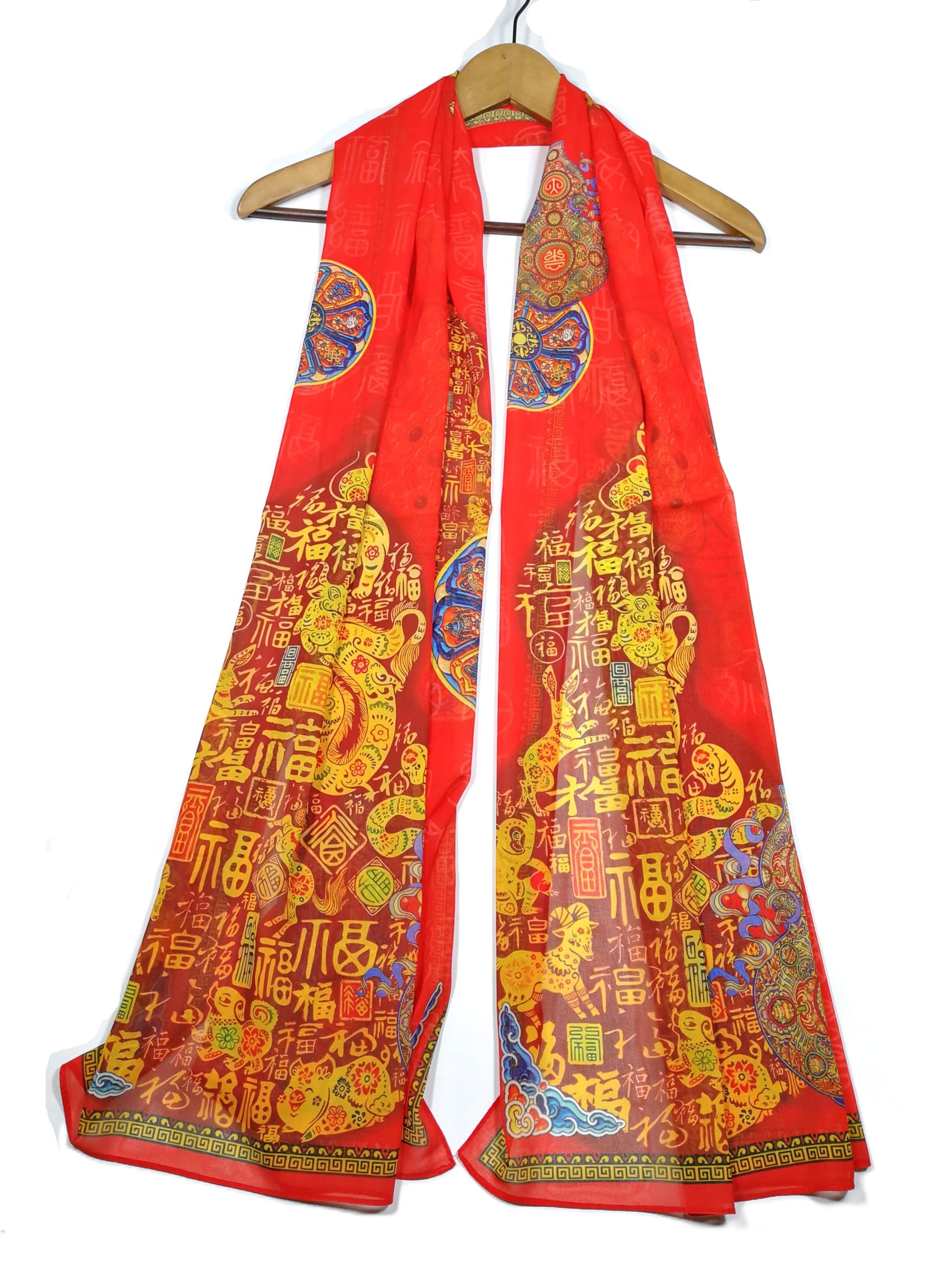 Shanlin Elegant Semi-Transparent Jacquard Scarf – Soft Lightweight Wrap for Formal Events, 70x180cm