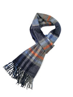 Shanlin 100% Cashmere Ultra Soft Solid & Plaid Scarf for Men & Women with Gift Box