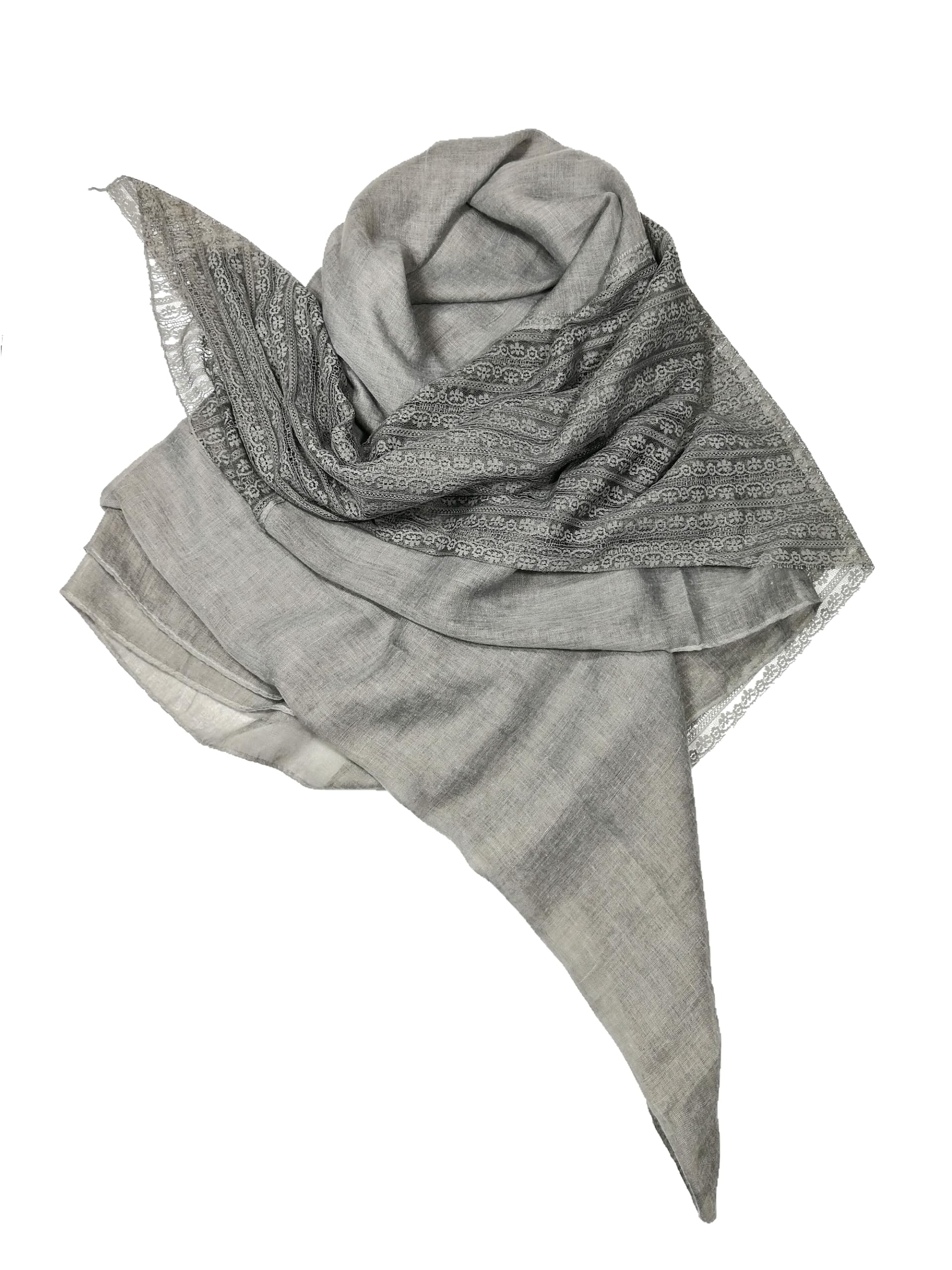 Shanlin Super Large Cotton Blend Lace Scarves for Women (76"x42")