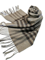 Shanlin 100% Australian Merino Wool Plaid Scarf for Men & Women – Soft, Warm, Lightweight Winter Wrap with Fringe