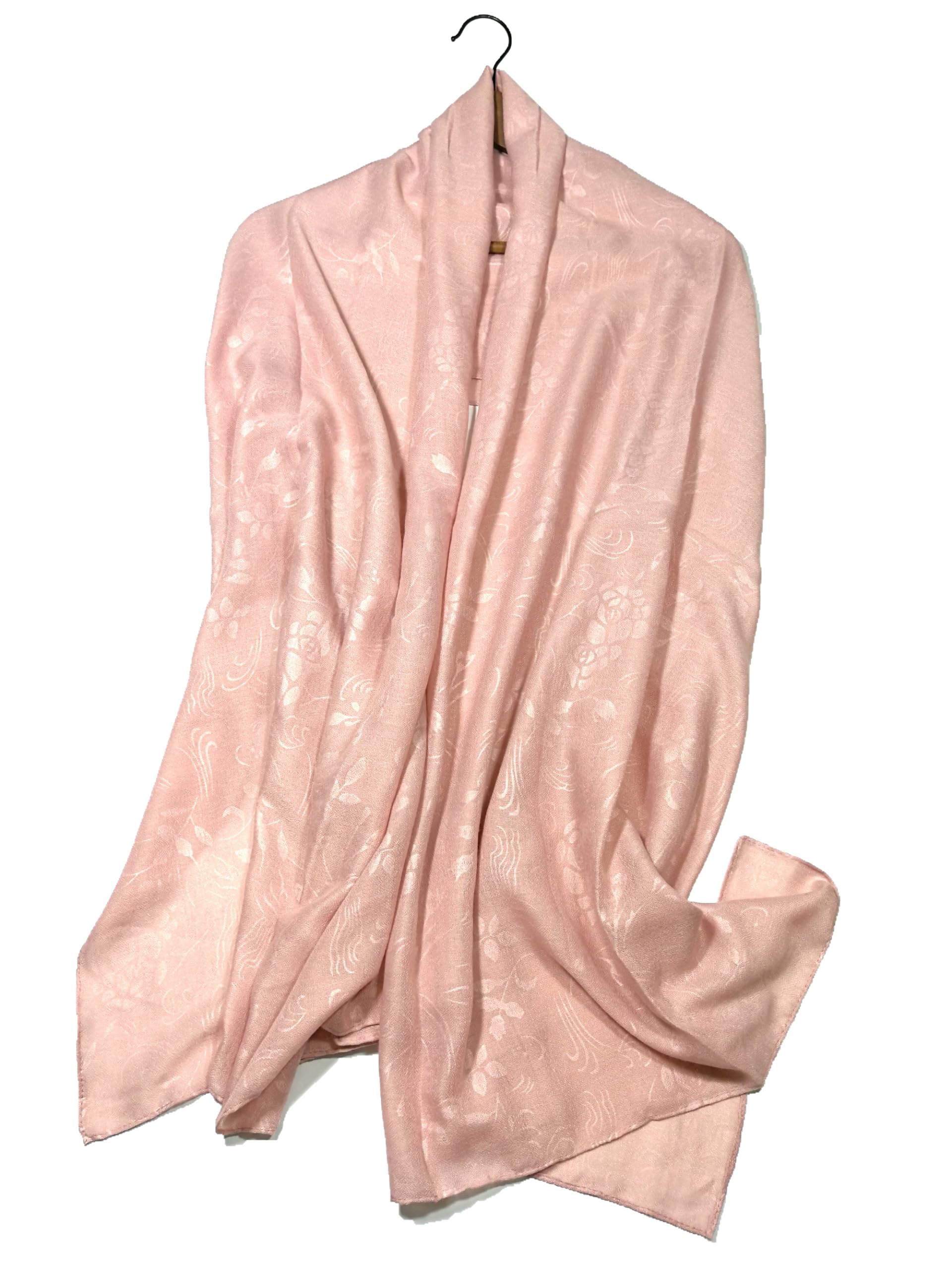 Shanlin Floral Pattern Solid Color Long Scarves for Women