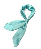 Shanlin Silk Feel Pattern Square Scarves 27" X 27"(Solid Color)