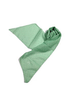 Shanlin Vintage Polka Dot Chiffon Skinny Scarf – Lightweight Retro Long Ribbon for Neck, Hair, Hat