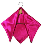 Shanlin Solid Color Silk Feel Satin Square Scarf Bandanas (23.5"X23.5")