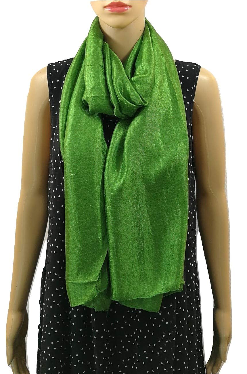 Shanlin Solid Color Silk Feel Long Scarves