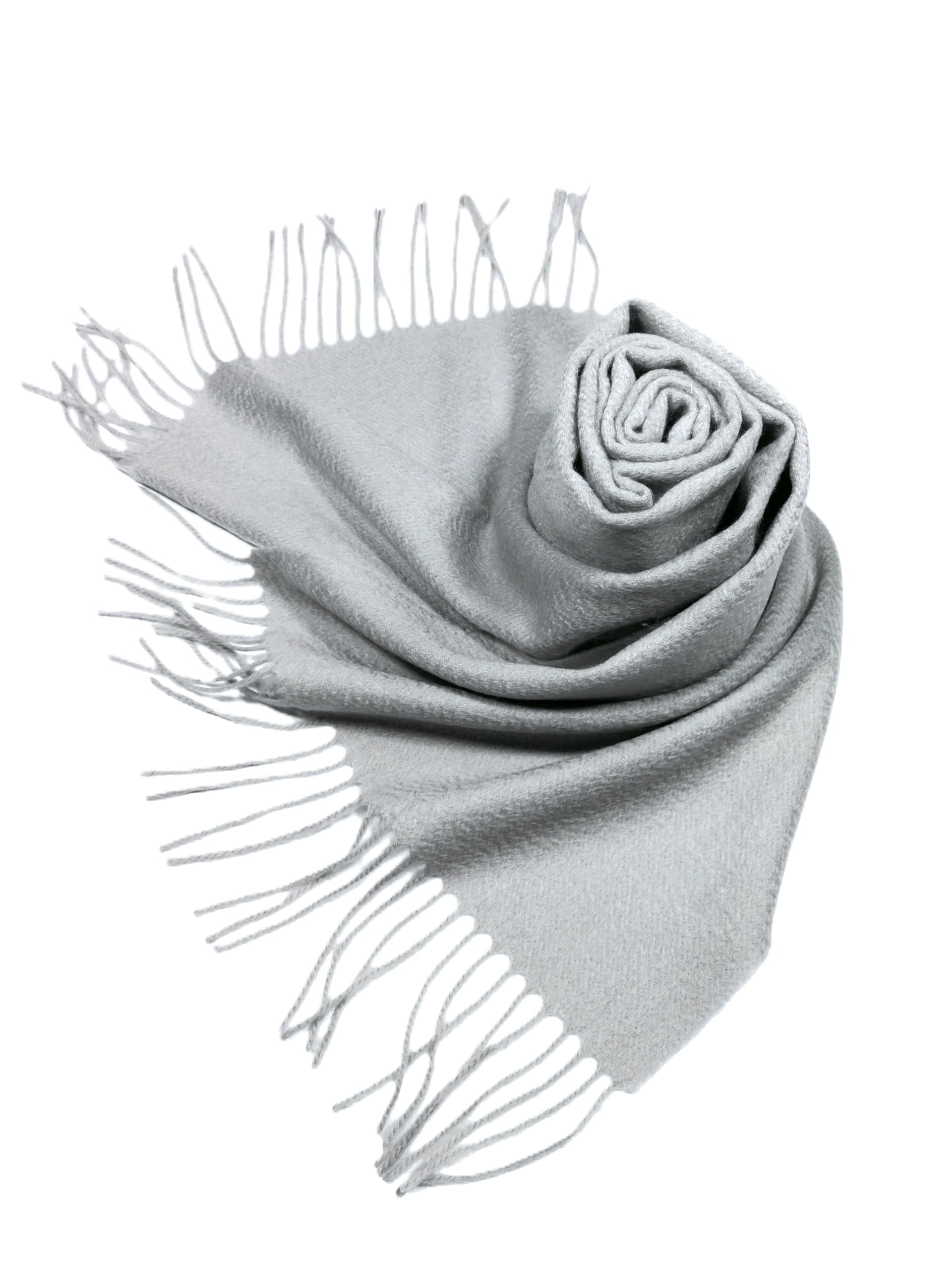 Shanlin 100% Cashmere Ultra Soft Solid & Plaid Scarf for Men & Women with Gift Box