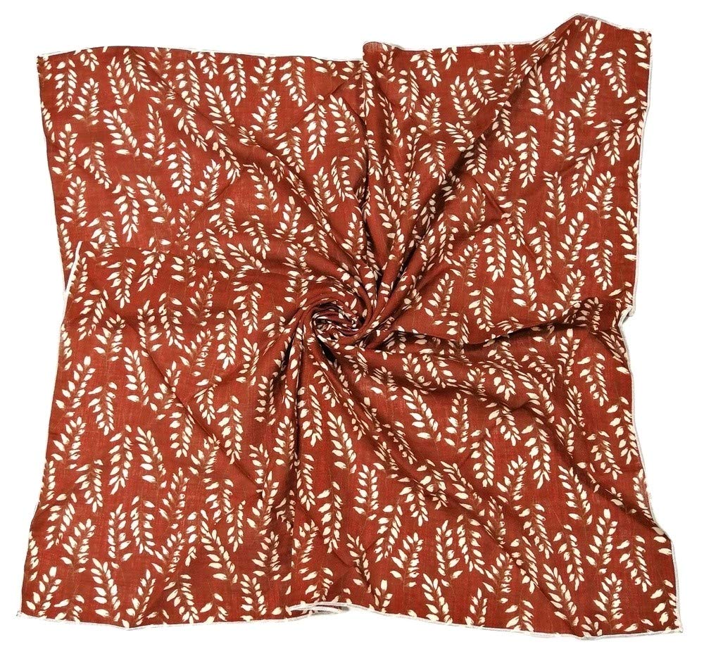 Shanlin Unisex Cotton Square Scarf Bandanas 22x22 inch