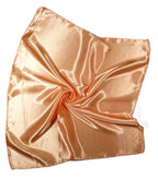Shanlin Solid Color Silk Feel Satin Square Scarf Bandanas (23.5"X23.5")