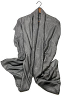 Shanlin Floral Pattern Solid Color Long Scarves for Women