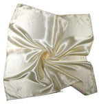 Shanlin Solid Color Silk Feel Satin Square Scarf Bandanas (23.5"X23.5")