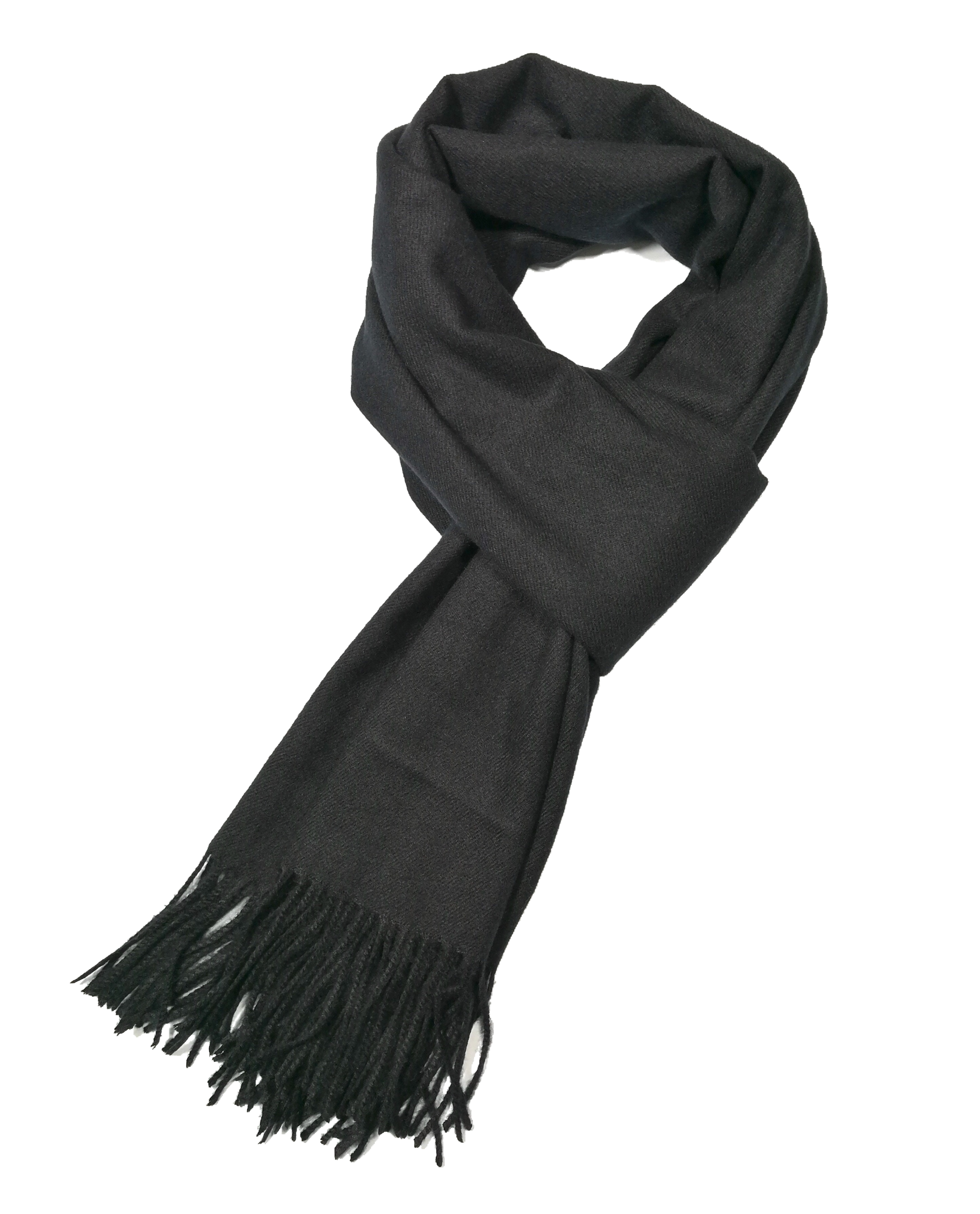 Unisex Solid Color Imitation Cashmere Winter Scarves for Men and Women
