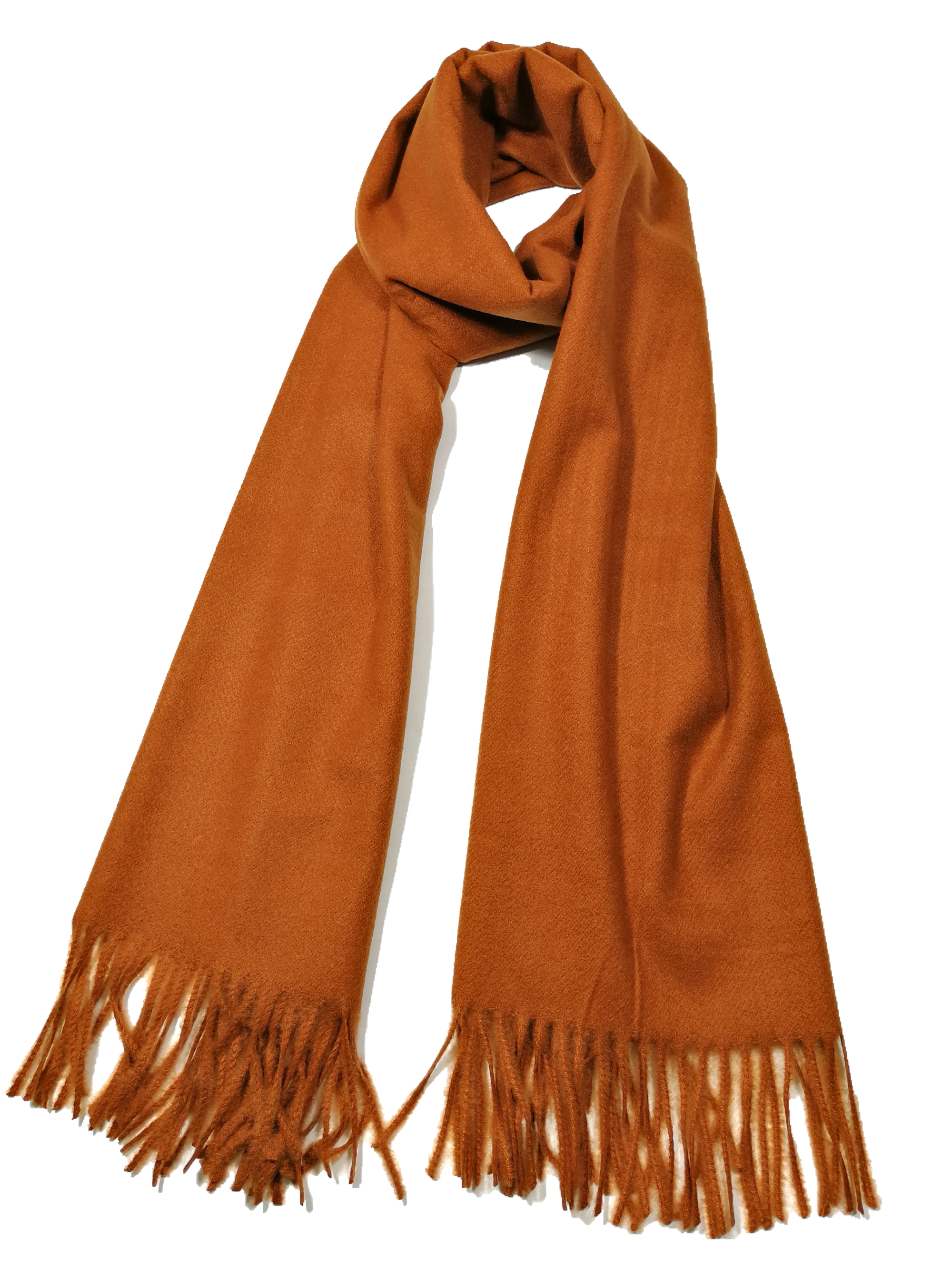Unisex Solid Color Imitation Cashmere Winter Scarves for Men and Women