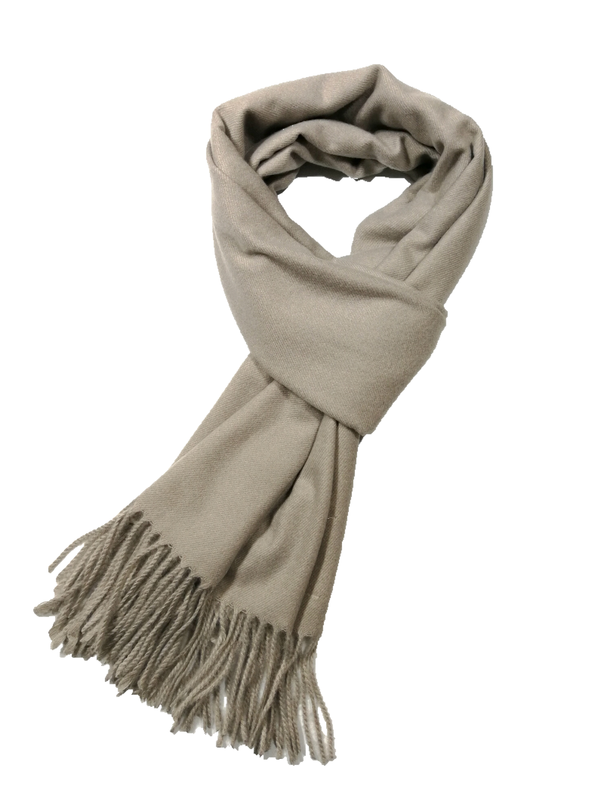 Unisex Solid Color Imitation Cashmere Winter Scarves for Men and Women